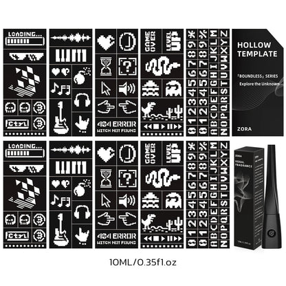 The 'Boundless' design for Halloween Tattoo Perfume, reflecting the limitless and intense character of the fragrance.