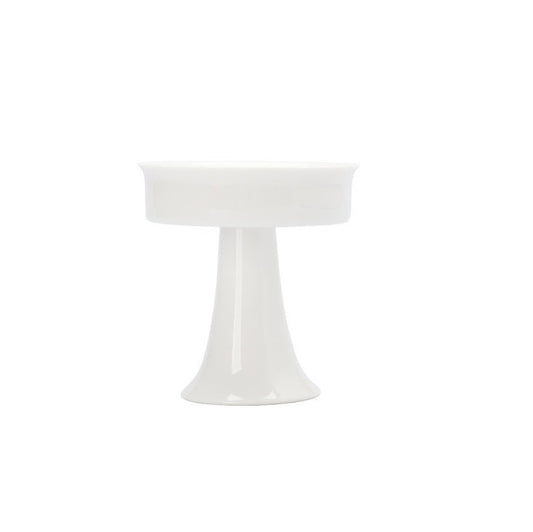 White ceramic candle holder for tealight candles. A decorative piece ideal for creating a table centerpiece.