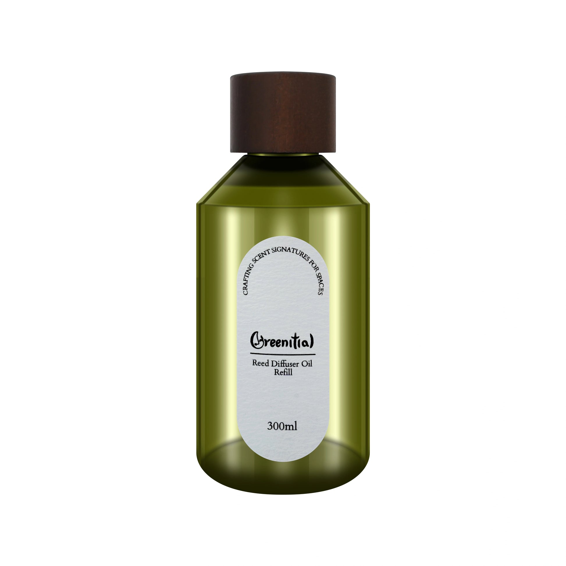 Bottle of Honey & Currant Leaves reed diffuser refill oil. Long-lasting fragrance for refreshing your home.